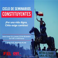 Seminarios Constituyentes abiertos a todo público entre el 16 y el 19 de diciembre
