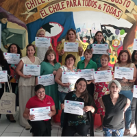 CEREMONIA DE CERTIFICACIÓN Escuela de Formación Sindical de Mujeres Líderes  Región de Atacama